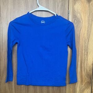 Wonder Nation Vibrant Blue Long Sleeve Tee